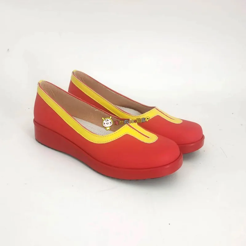Cardcaptor Sakura Li Meiling Cosplay scarpe donna uomo Red Game Anime Cosplay Shoes