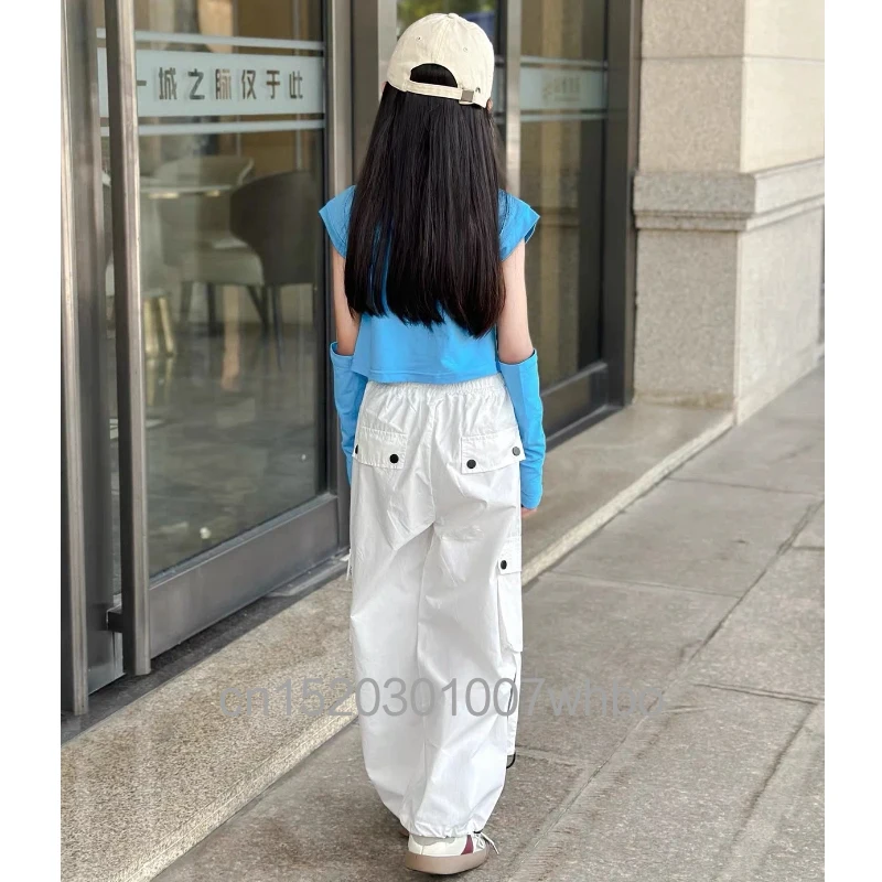Children's street dance performance costume dopamine girls' jazz dance performance costume model hip-hop fashion summer