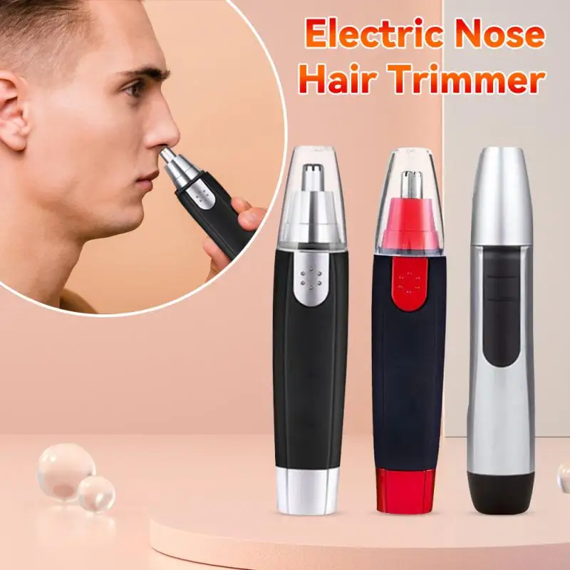 Nose Hair Trimmer Washable Nose Hair Shaver Nose Hair Trimmer Health Care Mens Nose Hair Scissors With Low Noise Waterproof