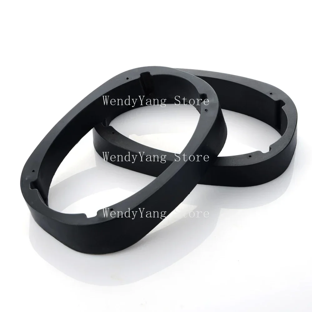 2pcs Universal 6 x 9 Inch Car Audio Stereo Speaker Adapter Mount Black Spacer Rings Bracket Holder for Toyota Nissan Universal