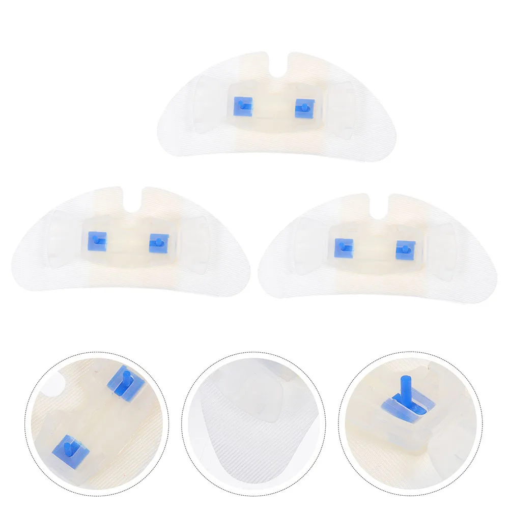 

3 шт., дренажная наклейка для катетера мочи, надежная фиксирующая наклейка для держателя трубки катетера, легкая нераздражающая заплата для длинных