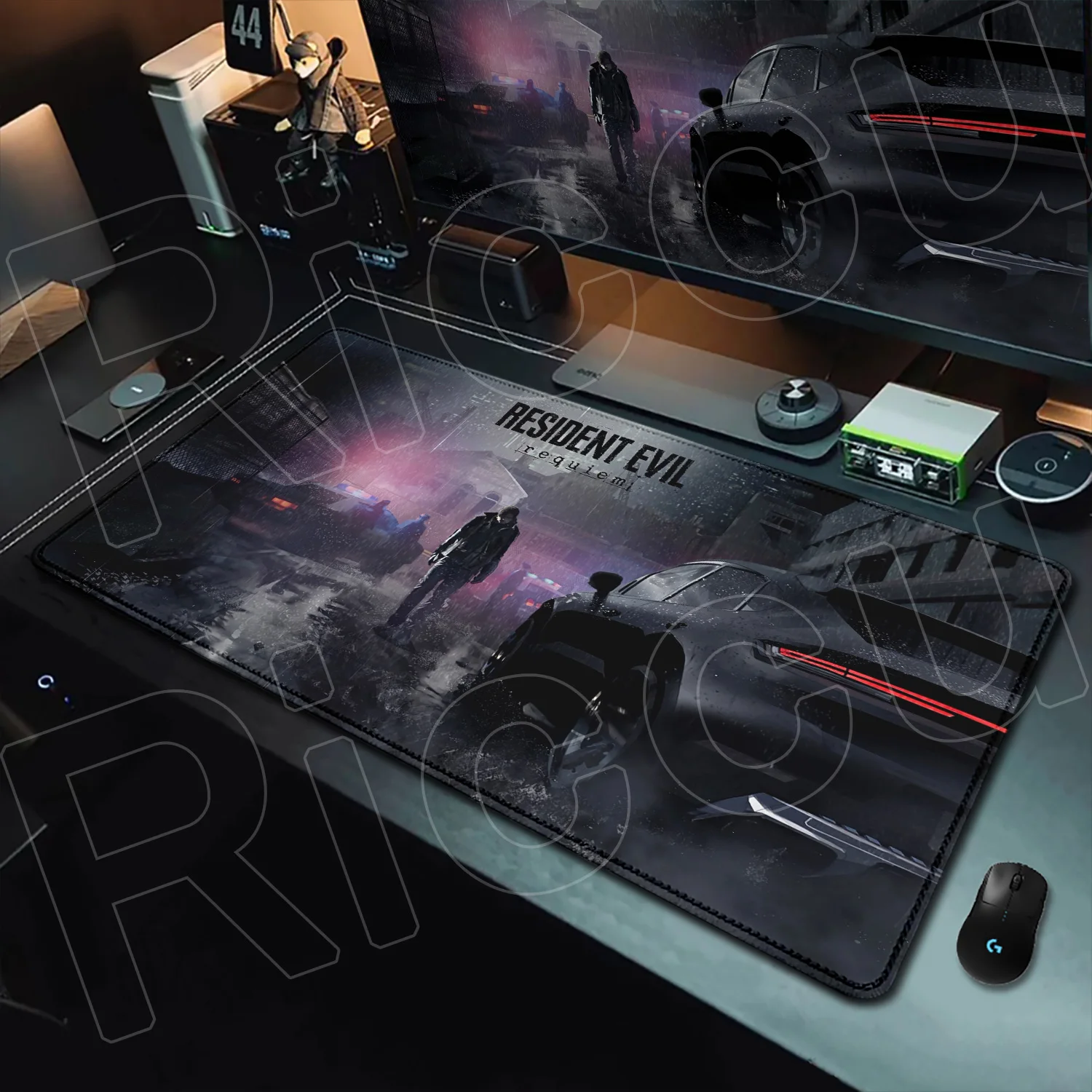 Large Gaming Non-slip Mousepad 400x900mm R-Resident Evil Requiem Rubber Durable Keyboard Mat XXL Laptop Office Table Accessories