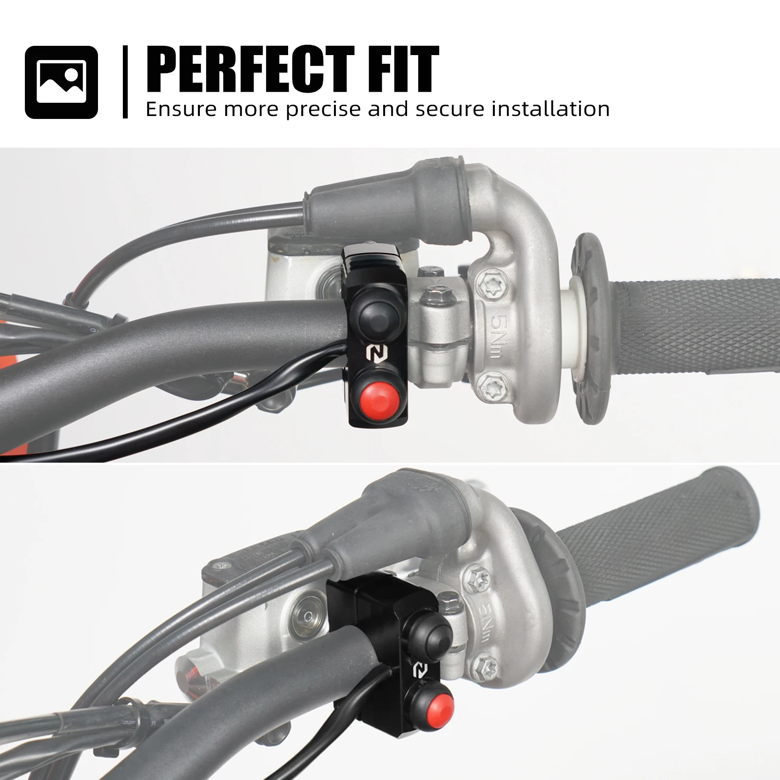 For 2025 2024 GasGas EC300 EC250 EX EC MC 250 300 250F 350F 450F ES EW NICECNC Motorcycle Engine Start Kill Stop Switch Button