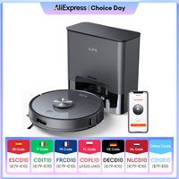 ILIFE T20S LDS Robot Vacuum Cleaner,5000 Pa,Auto Empty Dock 60 Days Hands off Cleaning Vacuum And Mopping Wet / Dry Sweeping