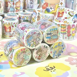 Cintas adhesivas decorativas Douban para niña, cintas de enmascarar, diario de chatarra, álbum de recortes, papel DIY japonés, 5m, 1 piezas/1 lote