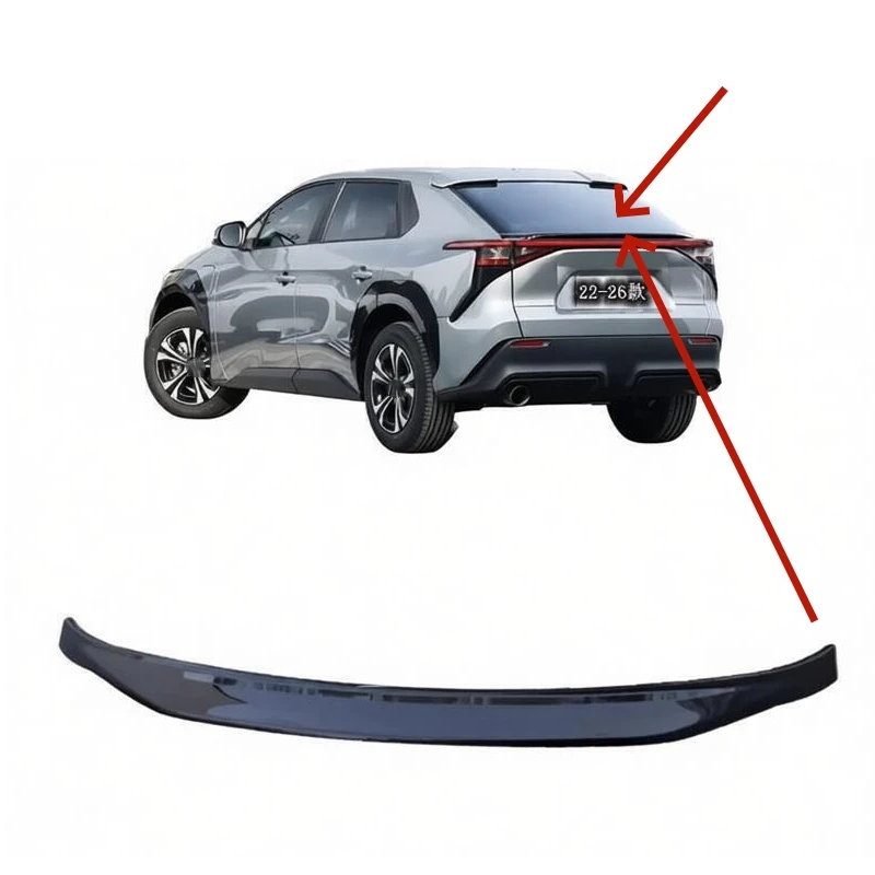 Heckflügel für Toyota bZ4X 2022-2026 Heckspoiler Kofferraum Mittelflügel Karosserie-Kit Autozubehör