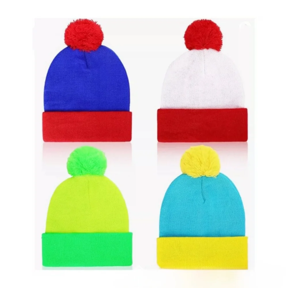 Modische, farblich abgestimmte Strickmütze, warme, winddichte Beanie-Mütze, lässige, elastische Pullover-Mütze, Unisex