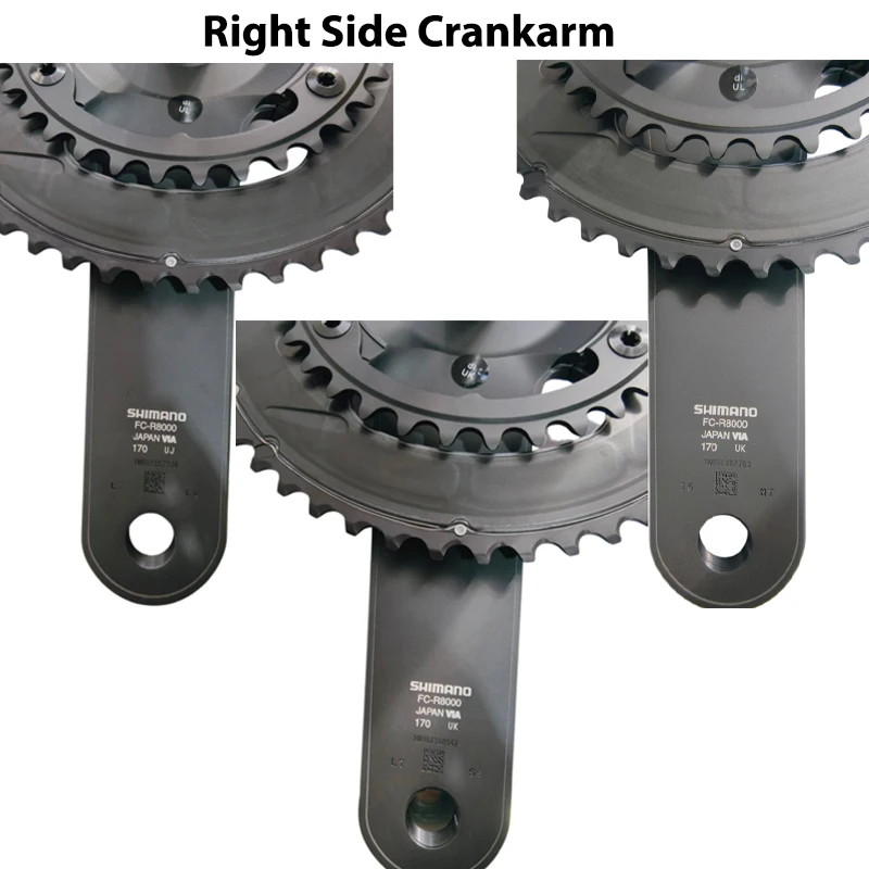 SHIMANO 105 R7000 R7100 Ultegra R8000 R8100 Duraace R9100 R9200 Linker Kurbelarm mit XCADEY – Detail 4
