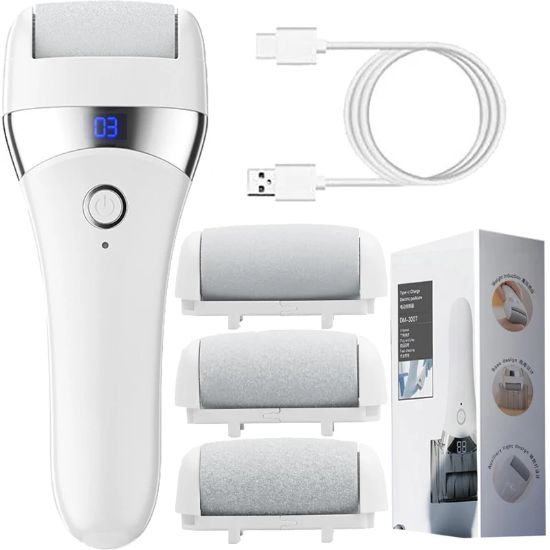 

New Electric Callus Remover for Feet Rechargeable Electric Foot Callus Remover Heads Foot Grinder for Dead/Hard Cracked/Dry Skin