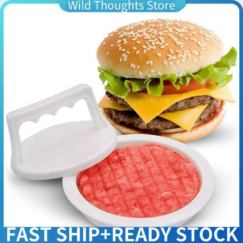 2X Cucina Hamburger Carne Manzo Maker Grill Burger Patty Stampo Pressa Stampo Strumenti Forma Amburgo Pressa manuale Stampo Cucina-[Qahk]
