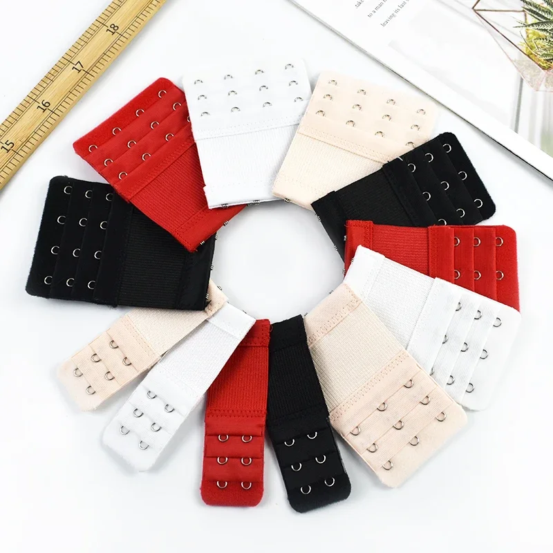 

2/5/10Pcs Bra Underwear Hook Eye Tape Back Buckle Extension Strap Extenders Corset Extension Ribbon Band DIY Sewing Accessories