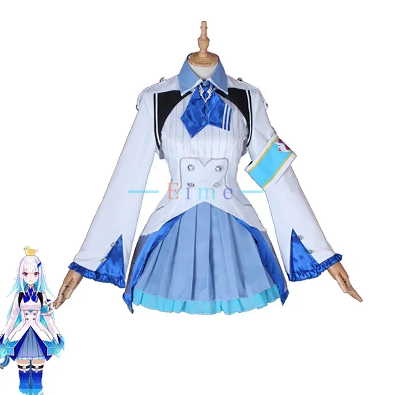 Lize Helesta Cosplay Costumes Women Cute Dress Top Skirts Coat Vtuber Clothing Halloween Party Uniforms Custom Made