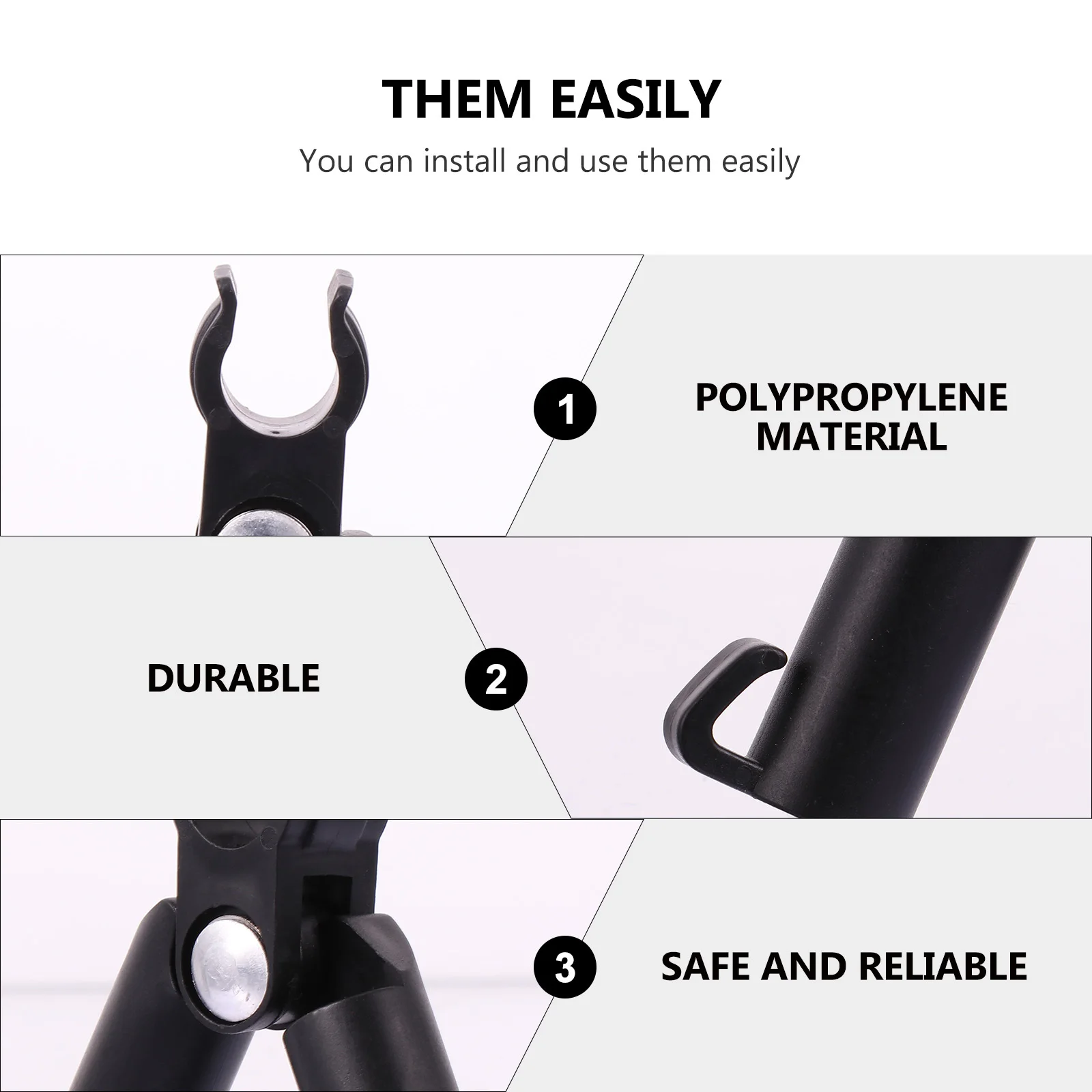 

10Pcs Adjustable Plant Plastic Connector 0-70 Degree Support Clip for 11mm Tube Trellis Plant Stake Gardening Branch Fixing