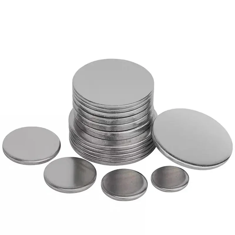 Thickness 0.5-3mm 304 Stainless Steel Circular Plate,Circular Disc Plate Sheet,Diameter 50/80/100/120/150/180/200/250/300mm