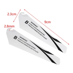 4Pcs 7.2/9CM Spare Blades Fans For R/c Mini Helicopter CH002 CH023 Drone Copter Spare Parts Accessories RC Toy Parts