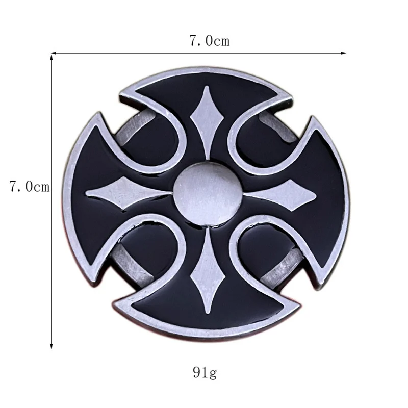 Cross shield belt buckle Western style