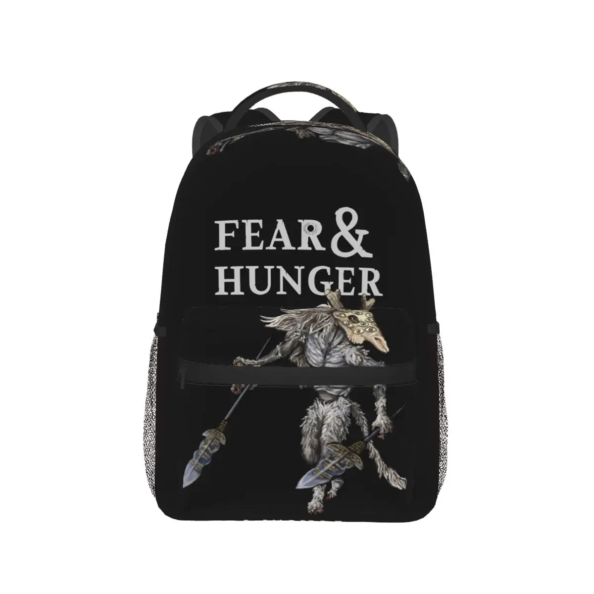 

Fear And Hunger Backpack Hot Sale Daypack Large Capacity Children BookBag School Bag Shoulder Bags for Men Women