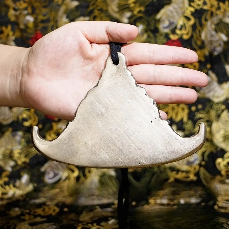 

Copper Chimes Nepal Handmade Tibetan Bell Triangle Meditation Rotating Chimes Outdoor Sound Healing Percussion Instruments