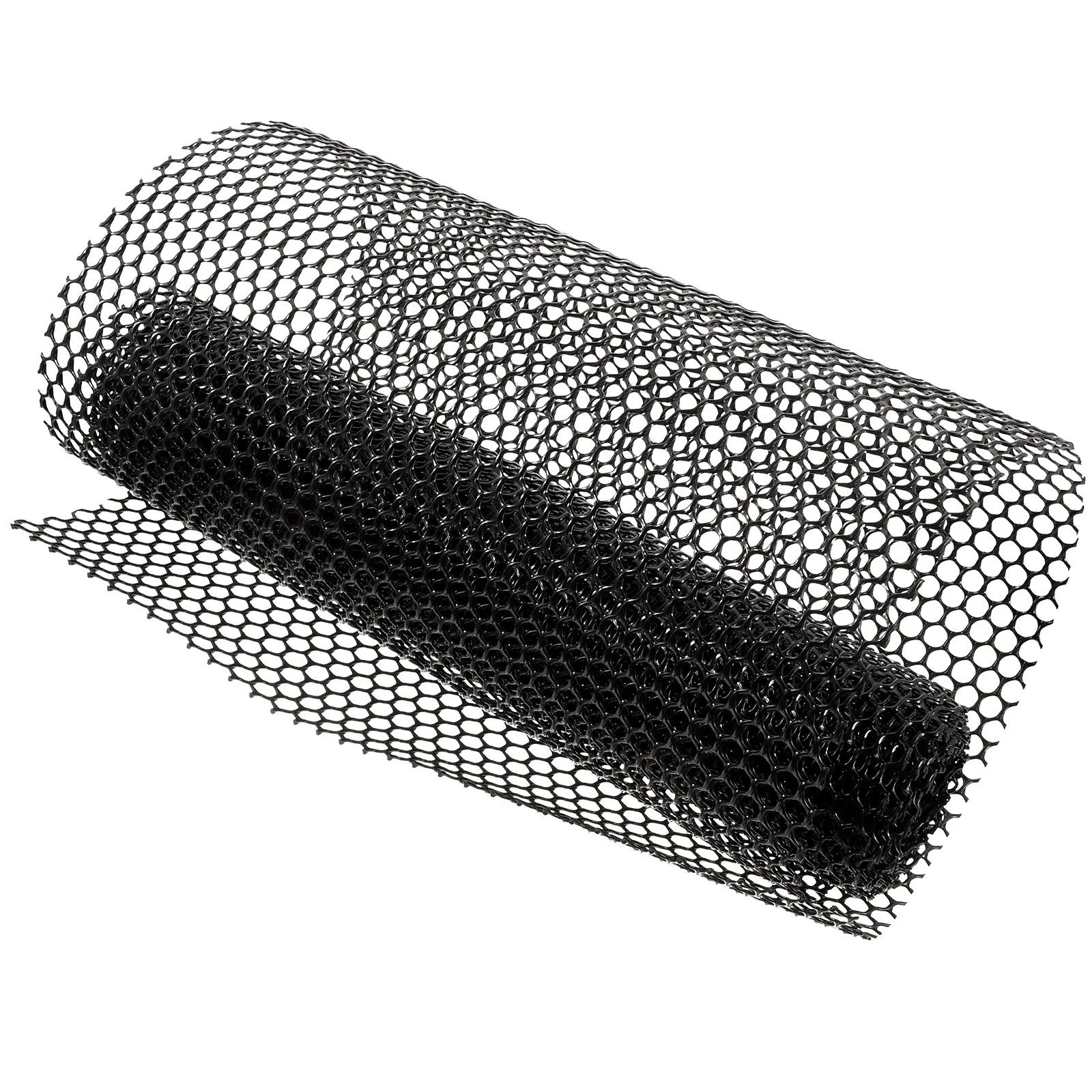 

1 Roll Hexagonal Garden Fence Net Plastic Mesh Screen Grid Hole 0.8cm Lightweight Flexible Chicken Wire Poultry Netting Garden