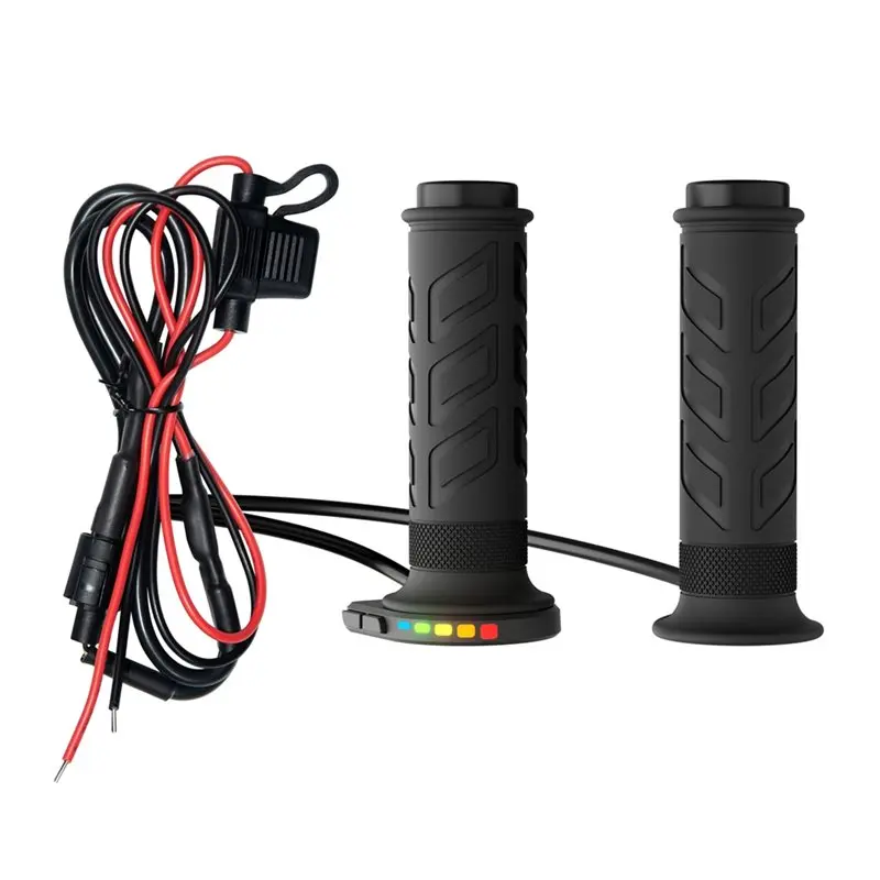 

Нагревательная ручка 12 В 22 мм, ручки с подогревом для электрического мотоцикла, 1 пара универсальных с регулируемой температурой, для мотоциклов