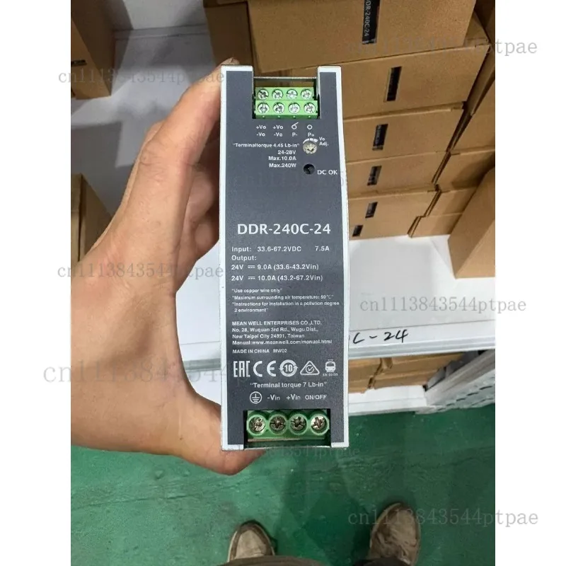 240W DIN Rail DC-DC Converter 33.6-67.2V DC Input 24V 10A Output（Brand New Original）