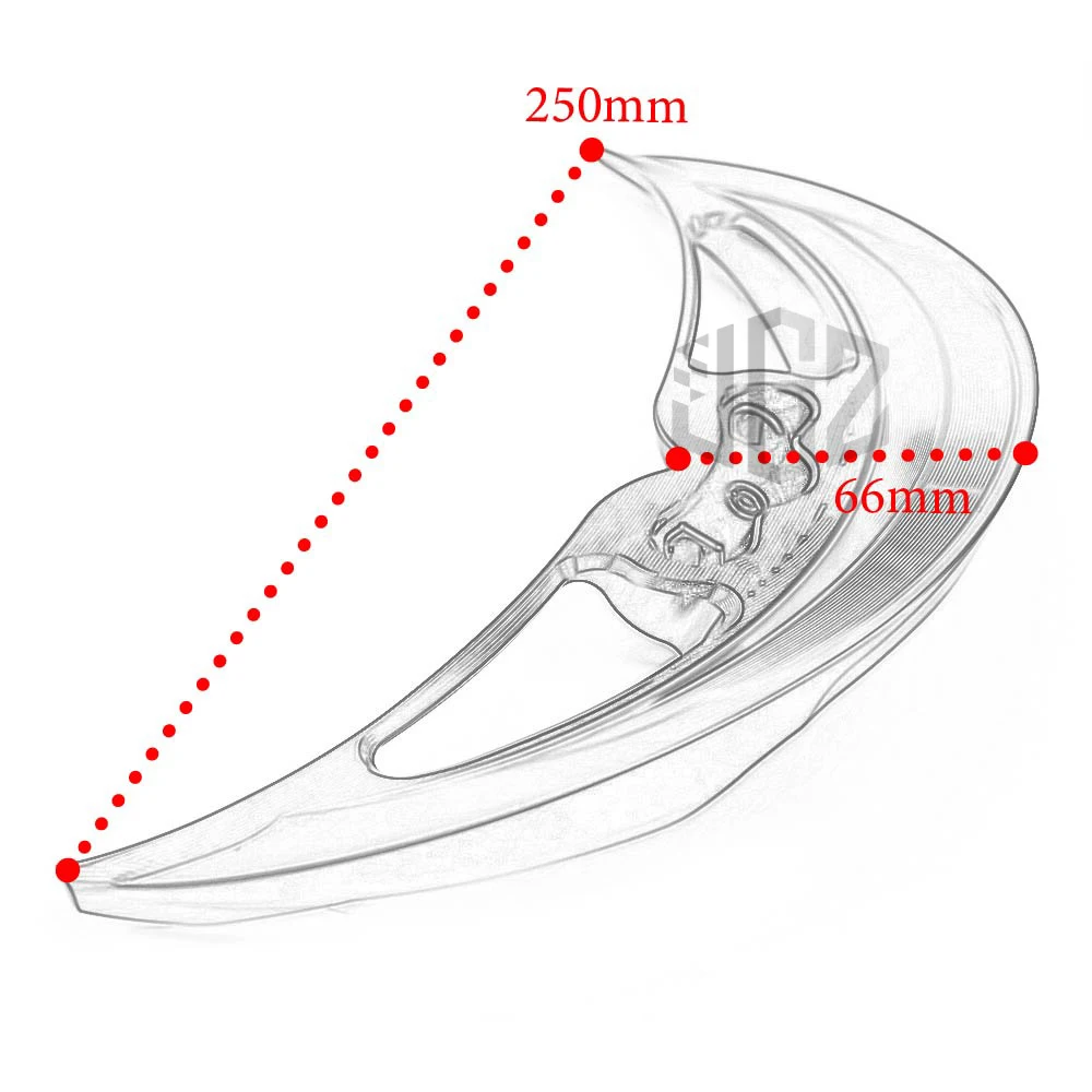 Motorcycle CNC Ducktail Scooter Rear Spoiler Winglet Decoration For Vespa Sprint Primavera 150 2017-2025 Accessories