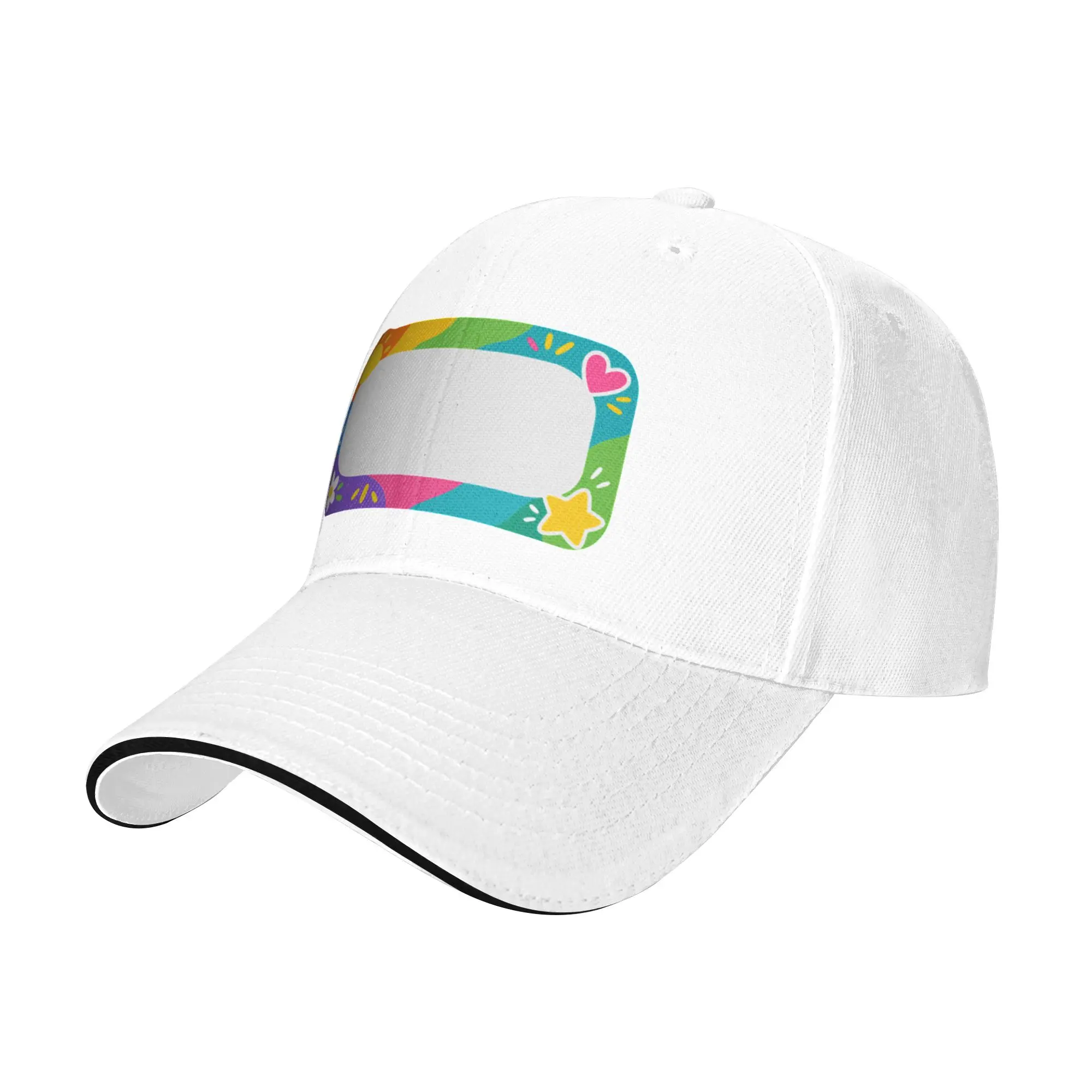 Plain Name Tag   Kawaii Blank Name Tag Sticker Gift For Children Men Women A Baseball Cap Hat