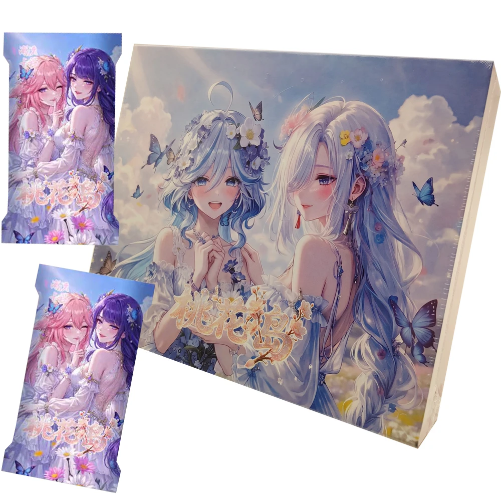 Taohua Island Fun Creative Collection Cards Unique Charming Elegant Gorgeous Anime Peripheral Characters Cards Delightful Gifts