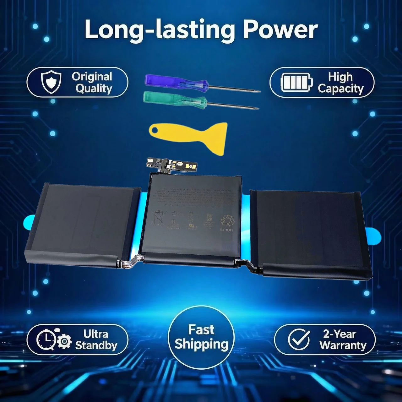 New A1713 Free Tools Laptop Battery For Apple MacBook Pro 13