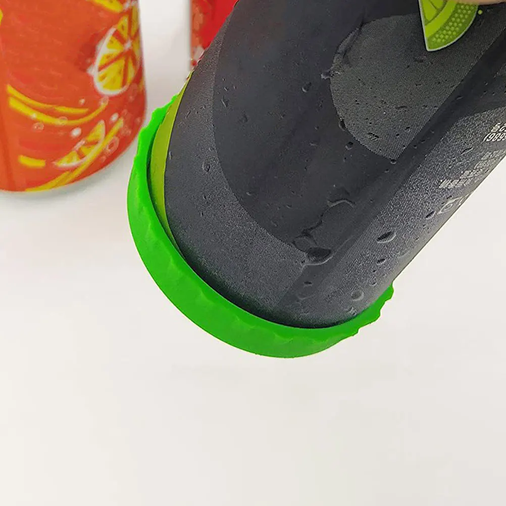 

6 Pcs Leak-proof Sealing Covers Silicone Reusable Can Lids Soda Beer Drinks Freezer Outdoor Lightweight Easy Use