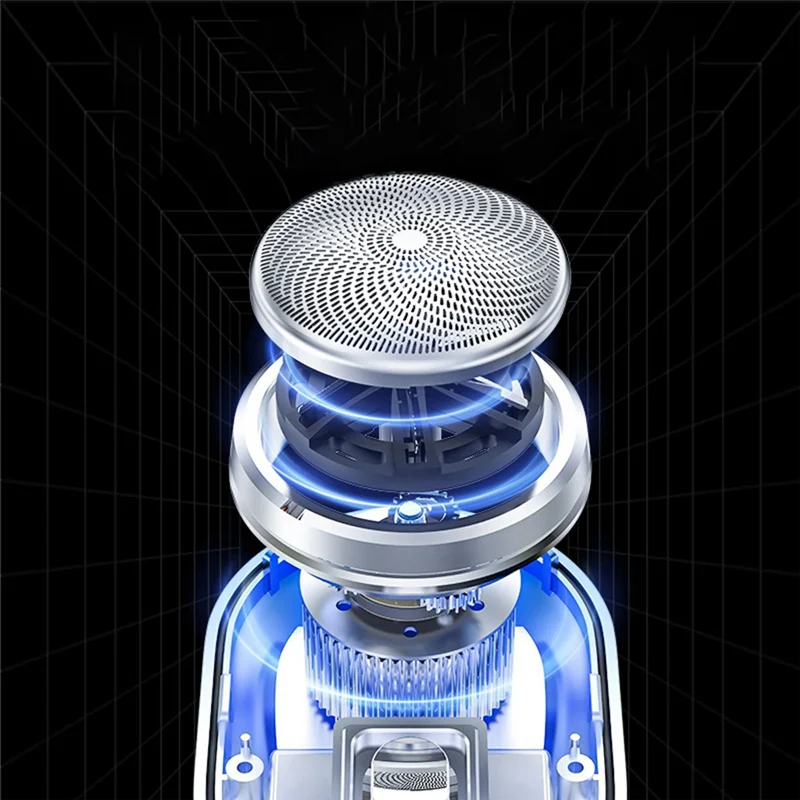 Rasoio elettrico IPX7 Mini rasoio portatile con Display digitale elettrico impermeabile da uomo