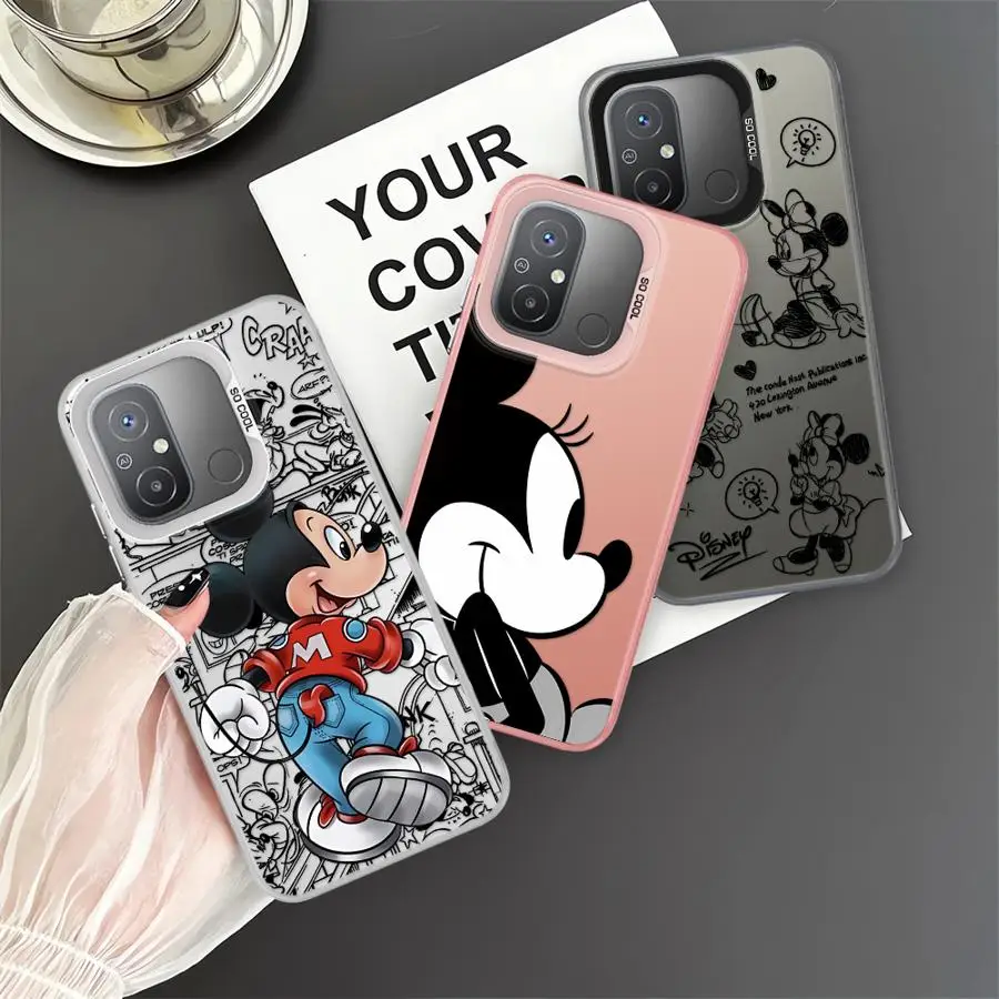 

Phone Case for Xiaomi Poco C50 C51 X3 NFC X3 Pro C61 Soft Shell Disney Mickey Mouse Lovely