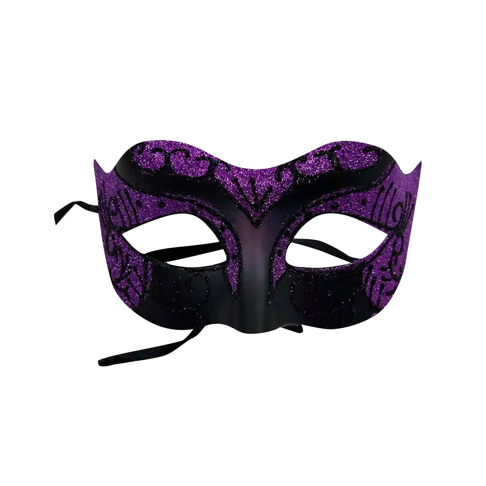 Masquerade Mask For Men Women Couple Venetian Mask For Dionysia Mardi Gras Costume Party Ball Mysterious Black Mask