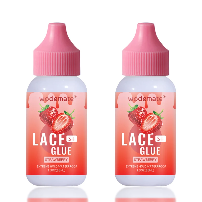 Watermelon Scent Lace Glue Adhesive Extreme Hold Invisible Hair Glue Strawberry Scent Lace Wig Glue Melting Spray for Wigs