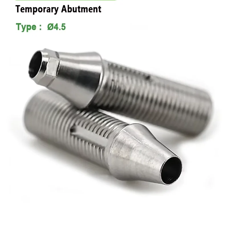 Dentistry Parts For Dentium Temporary Abutment Titanium Grade 5 Healing Abutment Cylinder for Dental Prosthesis