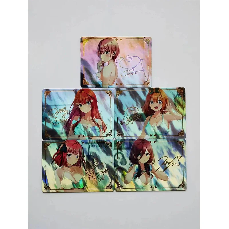 Anime Goddess Story DIY ACG Laser Sexy Flash Kitagawa Marin Marnie Dawn Nami Toys for boys Collectible Cards Birthday Gift