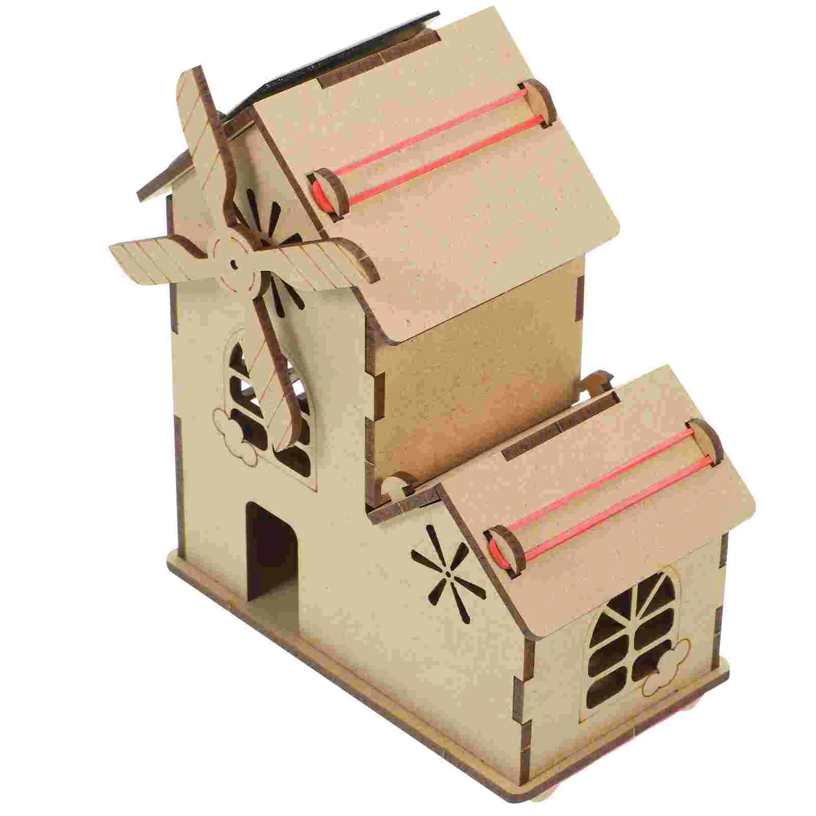 Petites maisons bricolage cabine solaire expériences d'ingénierie éducatives Kit de jouets Kits scientifiques projets pour enfants enfant