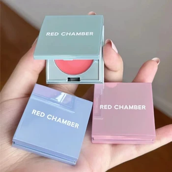 RED CHAMBER 마카롱 시리즈 블러셔, 다목적 립스틱, 아이섀도우 크림, 파우더 아이섀도우 립스틱, 용수철 및 여름 한정 