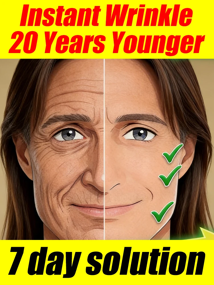 20 years younger,Wrinkles disappear
