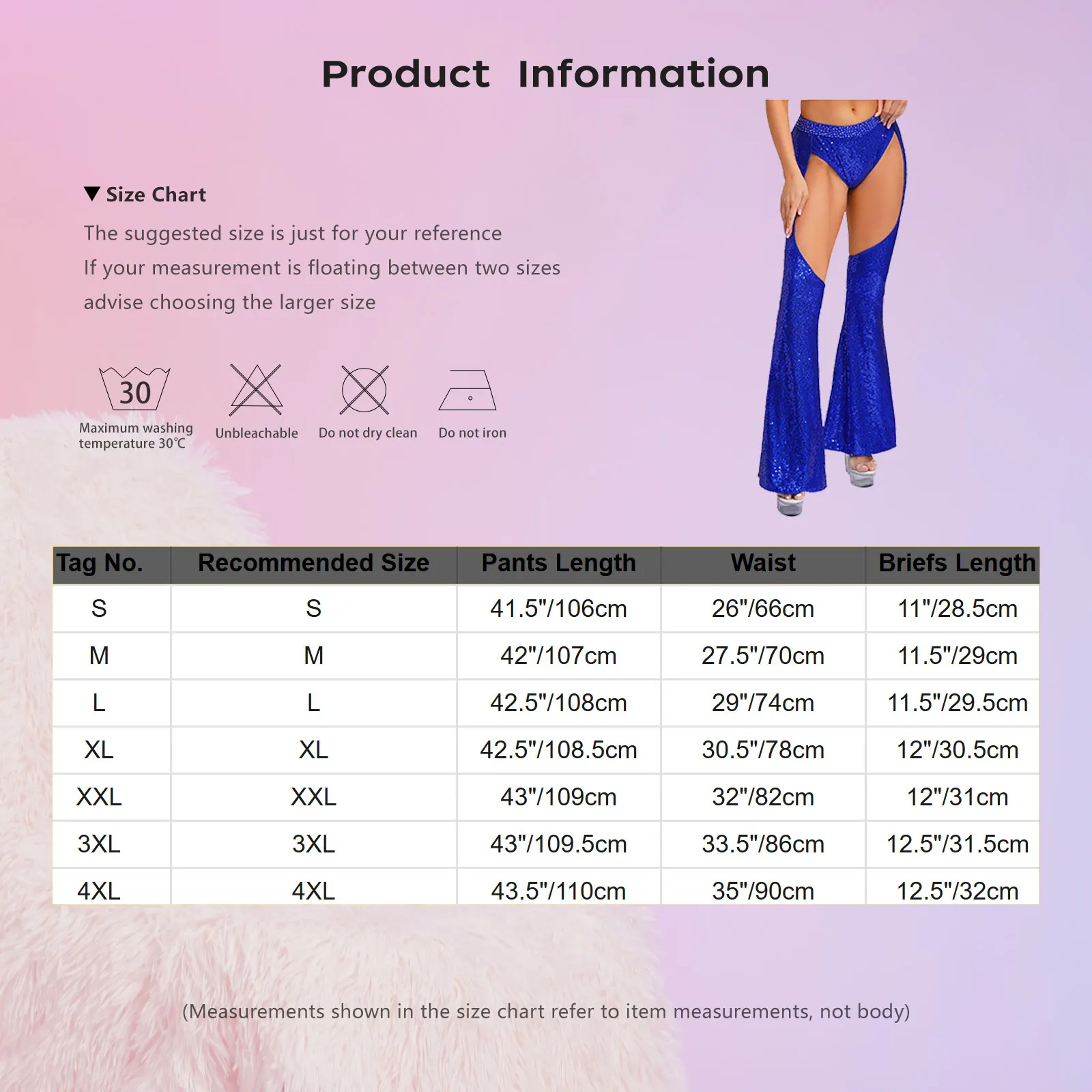 여성용 반짝이 스팽글 컷아웃 플레어 팬츠 섹시 70년대 80년대 디스코 샤이니 홀 아웃 차프 벨 바텀 팬츠 할로윈 클럽 파티용