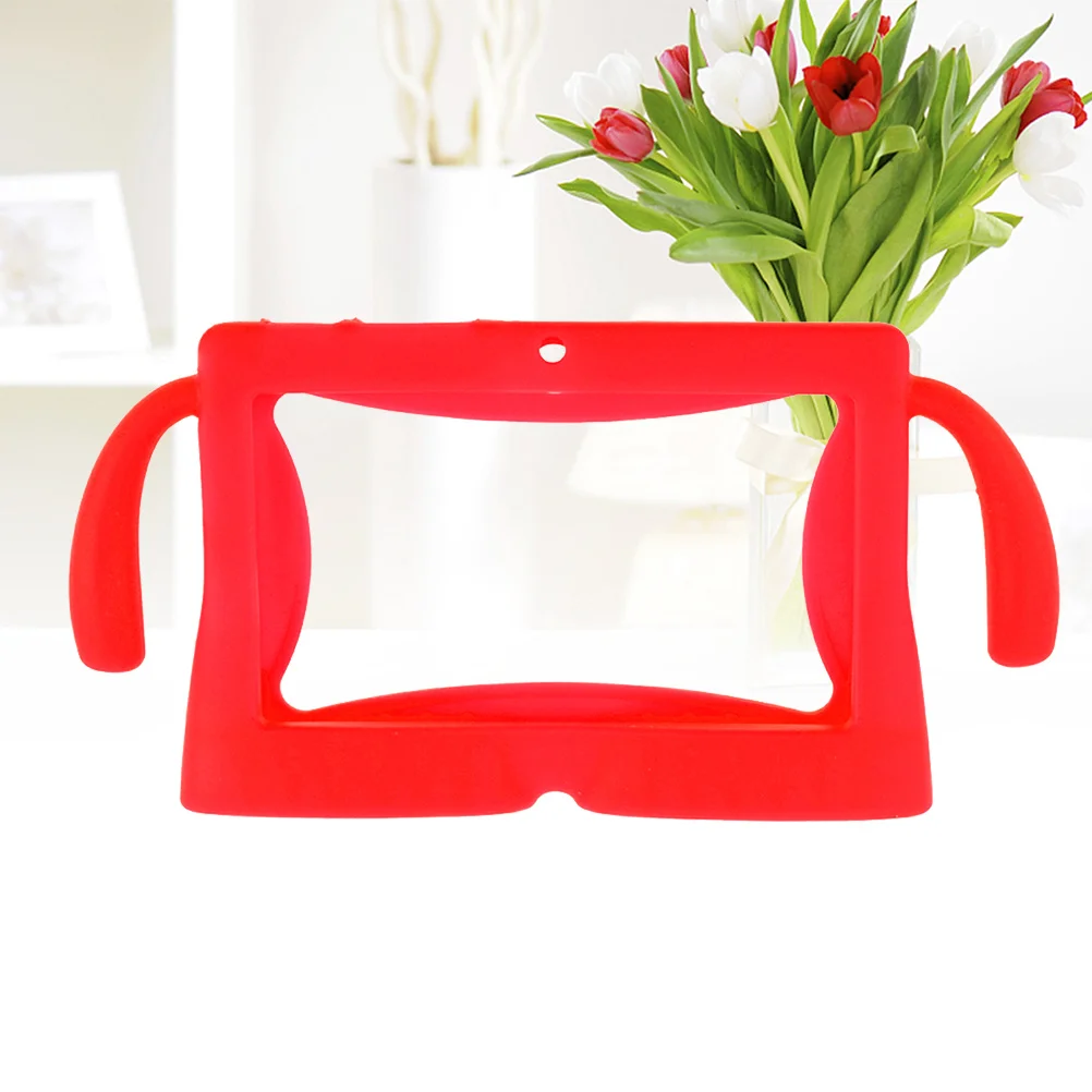 

Силиконовый гелевый чехол для 7-дюймового планшета Q88, детский чехол с двумя ручками, противоударный, устойчивый к царапинам, прочный мягкий чехол для Q88