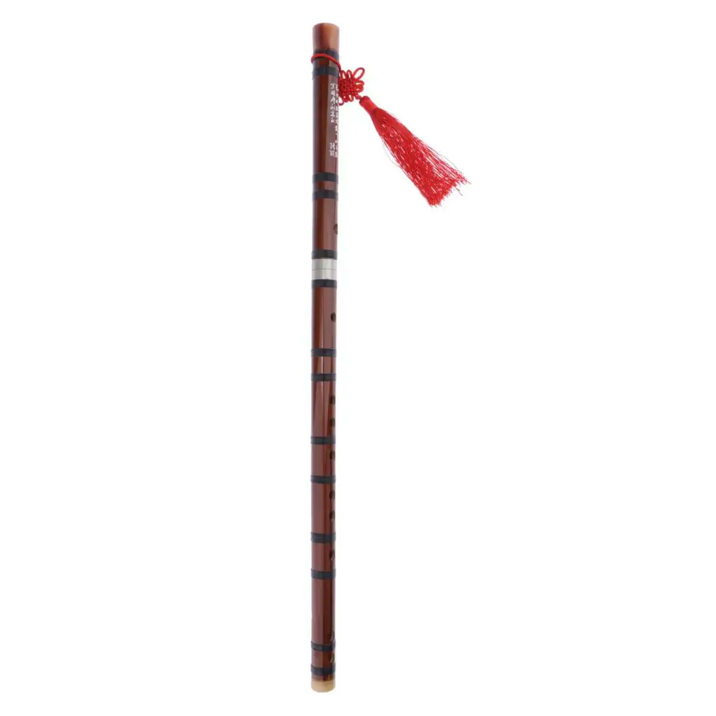 

Chinese Vertical Bamboo Flute Traditional Wooden Wind Instrument Craft Gift