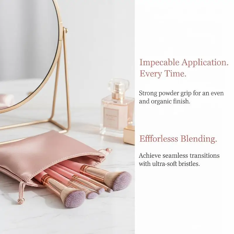 18/20/30PCS  Synthetic fibers All-in-One Makeup Brushes Set Combination Skin- Featuring Soft Brushes Suitable For Beginners