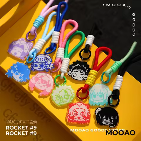 Demon Slayer Kanroji Mitsuri Iguro Obanai Tokitou Muichirou Acrylic Keychain Widget Knickknack Cute Cosplay Ornaments Mascot