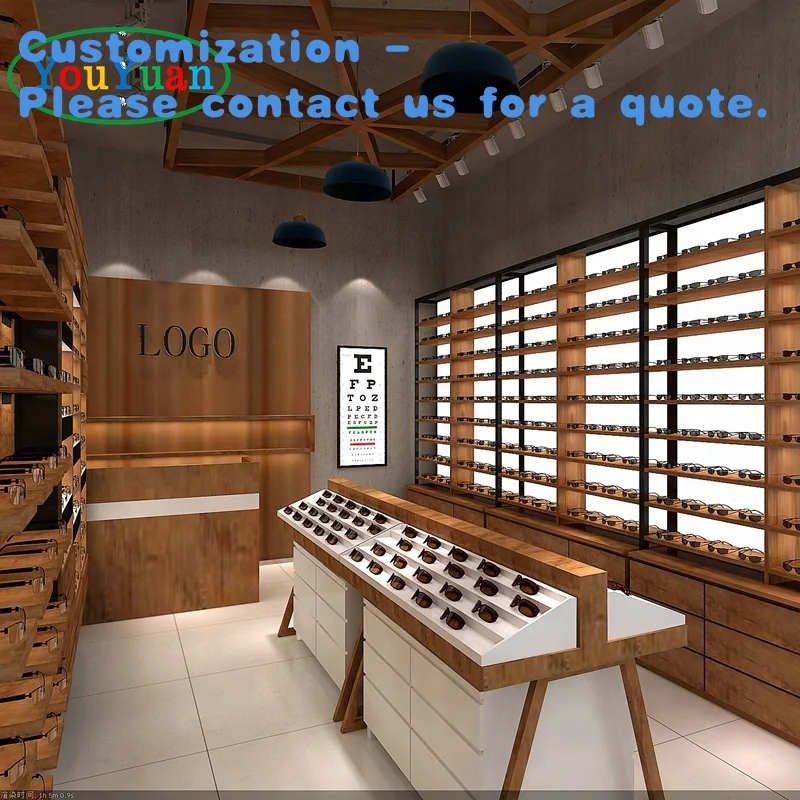 custom.Acrylic Optical Frame Displays Sunglasses Shop Kiosk Sunglass Display with Mirror Counter Optical Fixture
