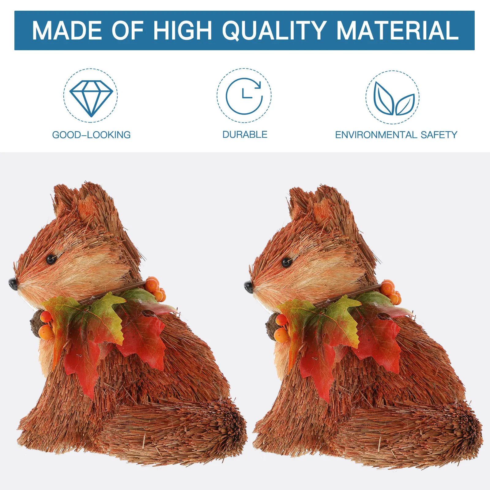 

1Pcs Handcrafted Wood Fox Sculpture for Tabletop Yard Patio DIY Landscaping Project Small Animal Ornament Home Gift