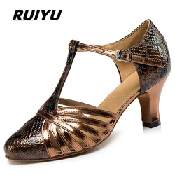 New Latin Shoes Salsa Tango Ballroom Party Women's Shoes Bronze High Heel Dance Sneakers Outdoor Fashion Women's Shoes On Sale