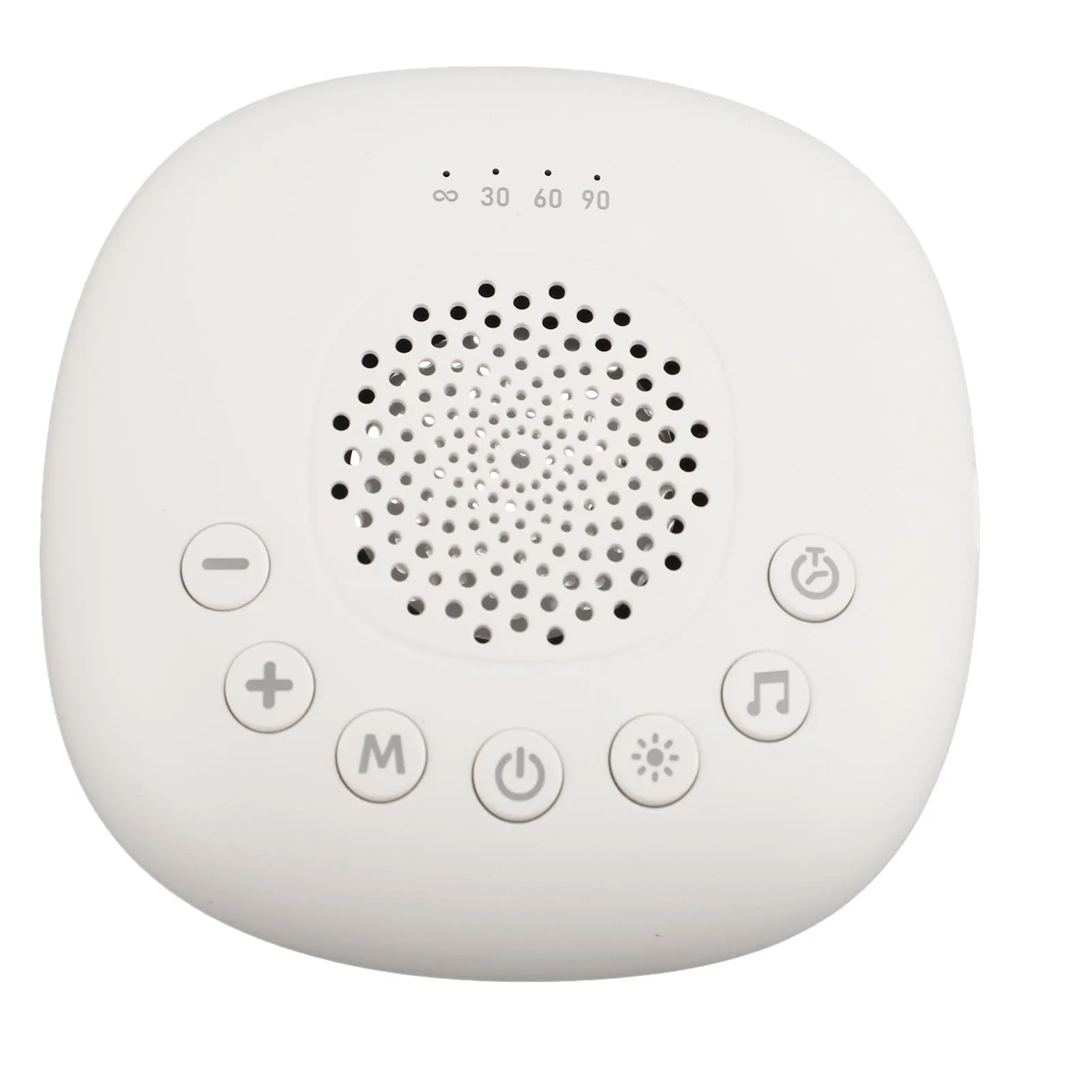 آلة صوت قابلة للتعديل محمولة 32 مستويات حجم 3 مؤقت 20 صوت آلة ضوضاء بيضاء مع ضوء ليلي للسفر للطفل #5