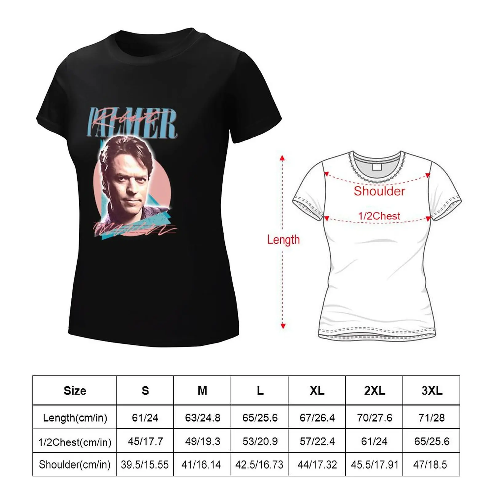 Robert Palmer T-Shirt lady clothes summer clothes vintage clothes t shirts for Women graphic