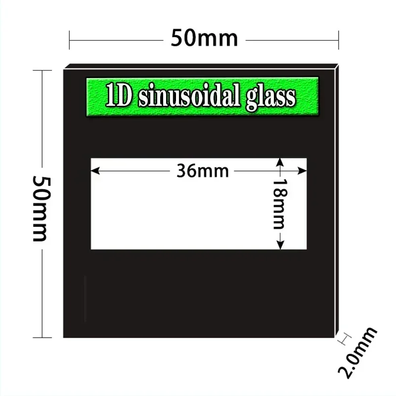 

50-600 Lines/mm Transmission Diffraction Bracket for Sinusoidal Grating Holographic Experiment